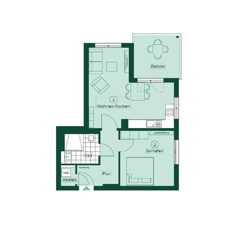 Apartment "Kiefernblick" - Haffresidenz Garz  Esterno foto